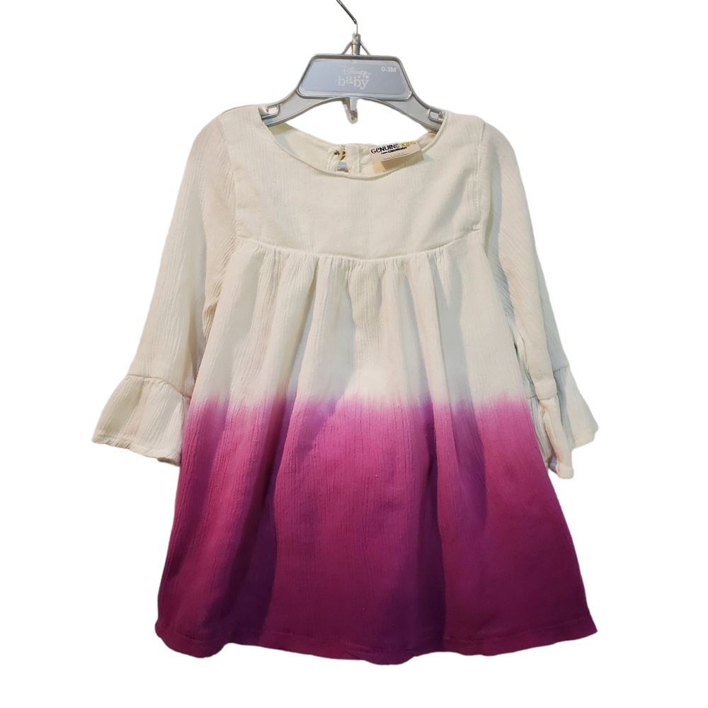Oshkosh Baby Girl Boho Ombre Purple Dress & Panties ‎ NWOT Size 18M